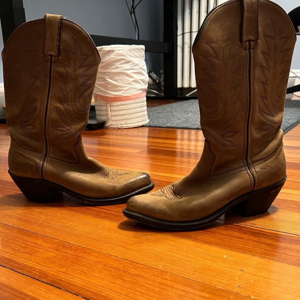 DURANGO Cowboy Boots Distressed Brown Leather Western #RD4112 WOMENS 6M